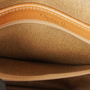 Christian Dior Beige Honeycomb Canvas Shoulder Bag