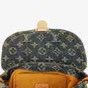 Louis Vuitton Limited Edition Blue Denim Mini Pleaty Raye Monogram Bag
