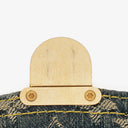 Louis Vuitton Limited Edition Blue Denim Mini Pleaty Raye Monogram Bag