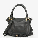 Chloe Marcie Leather Top Handle Shoulder Bag