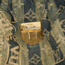 Louis Vuitton Limited Edition Blue Denim Mini Pleaty Raye Monogram Bag