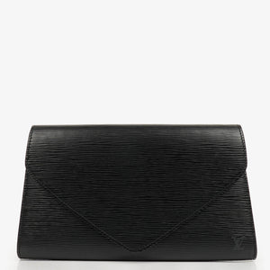 Louis Vuitton Arts-Deco Black EPI Leather Clutch Bag