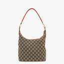 Gucci GG Red/Beige Shoulder Hobo Bag