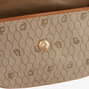 Christian Dior Beige Honeycomb Canvas Shoulder Bag