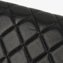 Chanel Black Lambskin Quilted Wallet