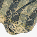 Louis Vuitton Limited Edition Blue Denim Mini Pleaty Raye Monogram Bag
