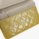 Chanel Wallet On Chain Bag Patent Leather Silver-Tone Hardware