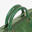 Louis Vuitton Speedy 30 Green EPI Leather Handbag