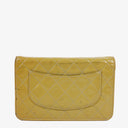 Chanel Wallet On Chain Bag Patent Leather Silver-Tone Hardware