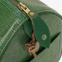 Louis Vuitton Speedy 30 Green EPI Leather Handbag
