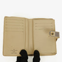 Louis Vuitton Port Feuille Vienoise Damier Azur Canvas French Purse Wallet