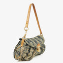 Louis Vuitton Limited Edition Blue Denim Mini Pleaty Raye Monogram Bag