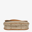 Christian Dior Beige Honeycomb Canvas Shoulder Bag