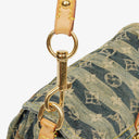 Louis Vuitton Limited Edition Blue Denim Mini Pleaty Raye Monogram Bag