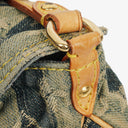 Louis Vuitton Limited Edition Blue Denim Mini Pleaty Raye Monogram Bag