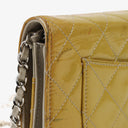 Chanel Wallet On Chain Bag Patent Leather Silver-Tone Hardware