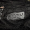 Chanel Boston bag in chocolate-stitched canvas, brown