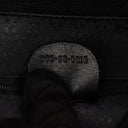 Gucci Vintage Black Leather Bamboo Backpack