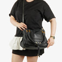Chloe Marcie Leather Top Handle Shoulder Bag