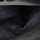 Gucci Vintage Black Leather Bamboo Backpack