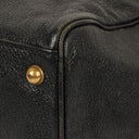 Gucci Studded GG Logo Black Leather Tote Bag