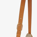 Christian Dior Beige Honeycomb Canvas Shoulder Bag