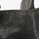 Gucci Studded GG Logo Black Leather Tote Bag