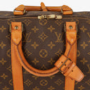Louis Vuitton Keepall 50 Bandoulière Monogram Canvas Travel Bag