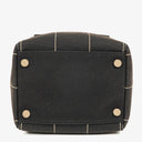 Chanel Boston bag in chocolate-stitched canvas, brown