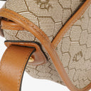 Christian Dior Beige Honeycomb Canvas Shoulder Bag