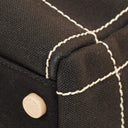 Chanel Boston bag in chocolate-stitched canvas, brown
