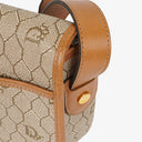 Christian Dior Beige Honeycomb Canvas Shoulder Bag