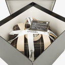 Chanel Boston bag in chocolate-stitched canvas, brown