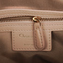 Christian Dior Pale Pink Shopping Tote Cannage Quilted Leather Bag