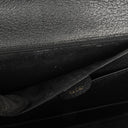 Gucci Bamboo Top Handle Black Leather Bag