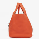 Hermès Picotin 26 GM Orange Clemence Leather Lock MM Bucket Bag