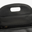 Gucci Bamboo Top Handle Black Leather Bag