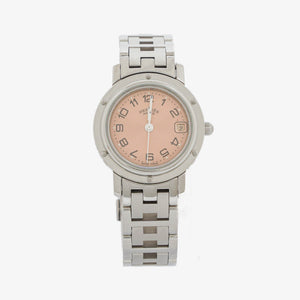 Hermes Clipper Quartz Watch Stainless Steel CL4. 210