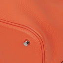 Hermès Picotin 26 GM Orange Clemence Leather Lock MM Bucket Bag