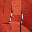 Hermès Picotin 26 GM Orange Clemence Leather Lock MM Bucket Bag