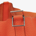 Hermès Picotin 26 GM Orange Clemence Leather Lock MM Bucket Bag