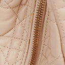 Christian Dior Pale Pink Shopping Tote Cannage Quilted Leather Bag