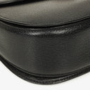 Gucci Bamboo Top Handle Black Leather Bag