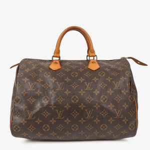 Louis Vuitton Speedy 35 Monogram Canvas Handbag