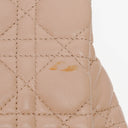 Christian Dior Pale Pink Shopping Tote Cannage Quilted Leather Bag
