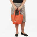 Hermès Picotin 26 GM Orange Clemence Leather Lock MM Bucket Bag
