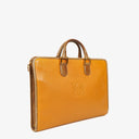 Loewe Brown Leather Anagram Breifcase