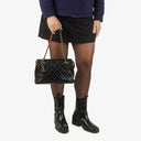 Chanel Black Quilted Lambskin Shoulder Bag