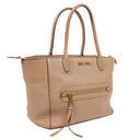 Miu Miu Madras Goatskin Cammeo Tote Bag