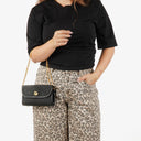Dior Canvas Chain Black Shoulder Bag